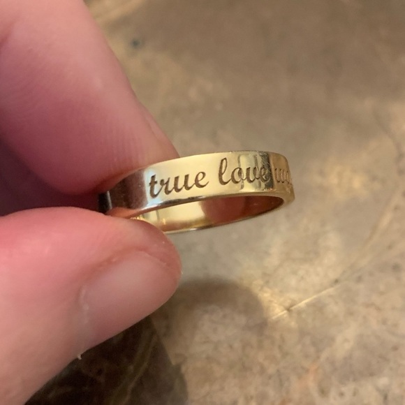 BRAND NEW 14K SOLID GOLD PURITY PROMISE RING SIZE 7 - Picture 2 of 7